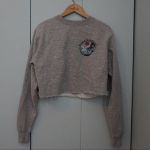 Cropped sweatshirt